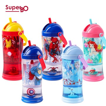 【SuperBO】 提把吸管水壺(310ml)