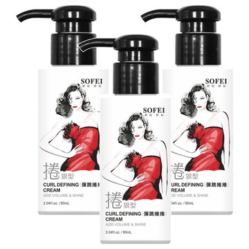SOFEI 舒妃 捲狠型 彈跳捲捲  90ml  3瓶