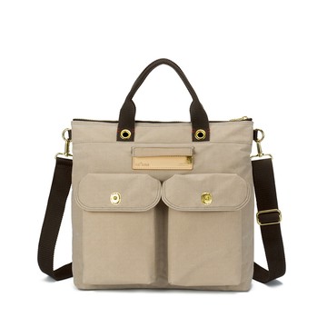 Soldier 趣淘隨型手提包-奶茶色