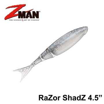 ZMAN RaZor ShadZ 4.5’’ 4.5吋浮水 多節魚型軟蟲 燕尾  Z045