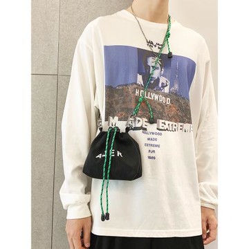 斜挎包男士小包包潮酷學生百搭單肩小挎包女輕便迷你小背包手機包