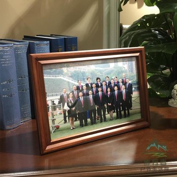 美式掛墻創意實木相框擺臺5寸6寸