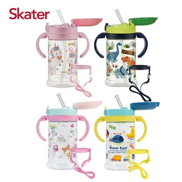 Skater 寬底吸管杯(370ml)-4款可選【悅兒園婦幼生活館】