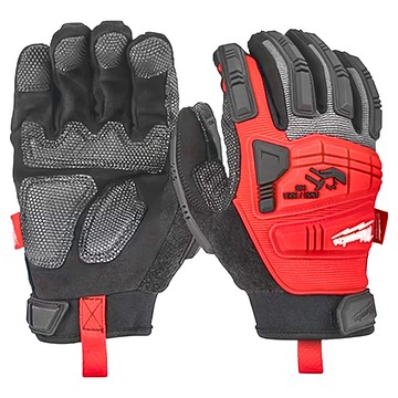 Milwaukee 美沃奇 台灣公司貨 防衝擊手套 48-22-8751 700g  M  1雙  Red