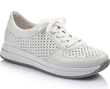 RIEKER HARD WHITE CASUAL TRAINERS 白色女款鞋子