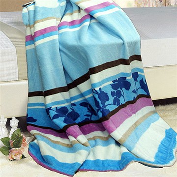 【Victoria】水貂絨多功能毯-天空藍(藍色)