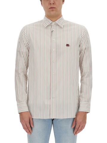 etro pegasus logo shirt