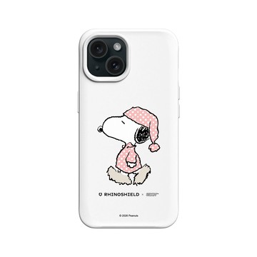 iPhone 15 SolidX 白 - 史努比 Snoopy - Snoopy Go to sleep