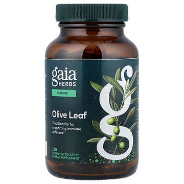 Gaia Herbs, 橄欖葉，120 粒液體 Phyto-Caps® 膠囊