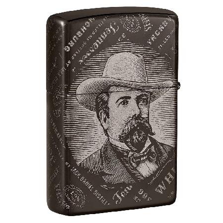 Zippo Jack Daniel's Photo Image 360° Black Ice Pocket Lighter