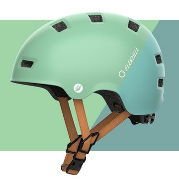 GLAMVILLA頭盔滑板輪滑BMX攀爬自行車頭盔城市休閑運動騎行安全帽