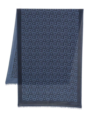 Salvatore Ferragamo Printed Wool Scarf