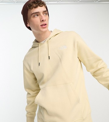 The North Face Essential oversized hoodie in stone Exclusive at ASOS-Neutral