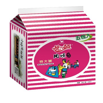 統一 統一麵 肉燥風味特大號(5入)