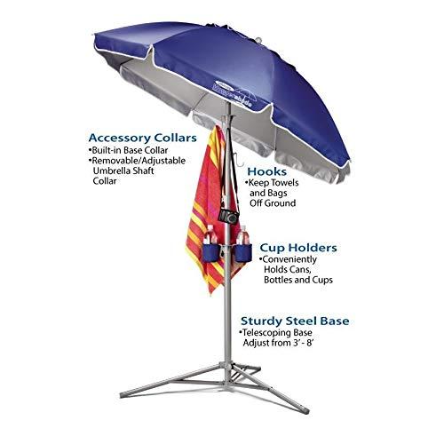 Wondershade Ultimate Portable Sun Shade Umbrella, Lightweight Adjustable Instant Sun Protection Rainbow