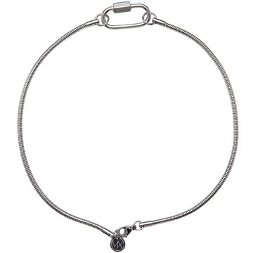 MIXTURE MN031 圓身蛇鏈拼接 旋轉開口扣 純鋼項鍊