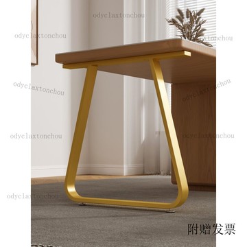 【免運】【附贈發票】金屬桌腿支架書桌搭邊腳吧臺餐桌島臺三角腿梳妝臺電腦桌腿可調節