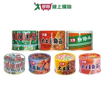 大茂醬菜罐裝系列(大黑瓜/三寶/香菇麵筋/大土豆/大土豆麵筋)(3罐/組)【愛買】