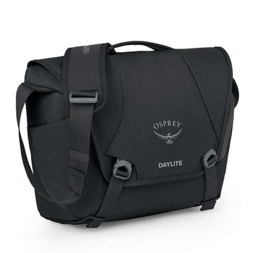 OSPREY Daylite Messenger 12L 日用通勤上課側背包.單肩斜背包.電腦書包.郵差包/可放14吋筆電/黑