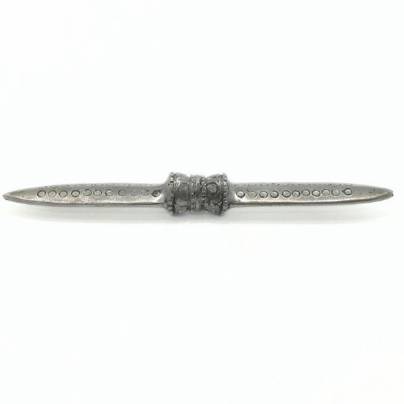 金剛杭 独鈷杵 両剣 鉄製 長さ約20．8cm プルパ 金剛杵
