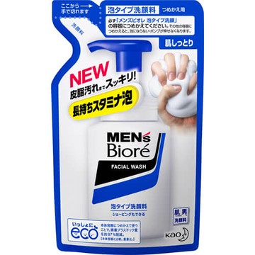 MEN\'S Biore Foam Type Face Wash Refill 130ml