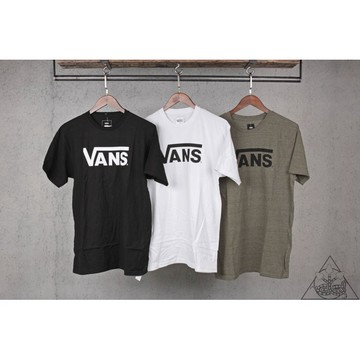 【HYDRA】Vans Classic Logo T-Shirt 滑板 素面 經典 文字 短T T恤【VNS07】