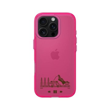 iPhone 16 Pro Clear 粉漾桃 - Nature Explorers 自然探索指南 - 在路上