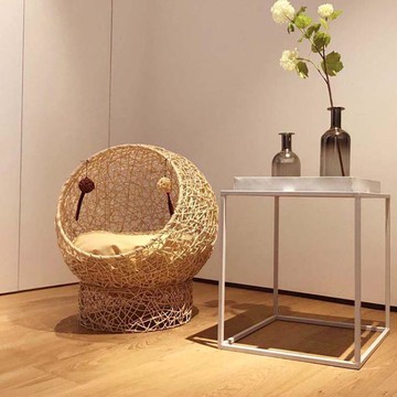 貓守城堡藤編貓窩四季通用寵物窩貓屋貓玩具貓咪別墅可拆洗【林之舍】