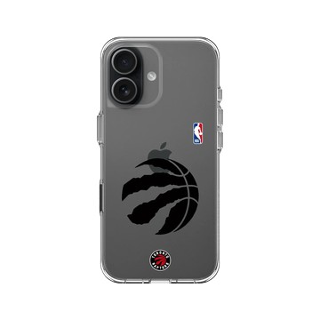 iPhone 17 Clear Case（相機按鈕） 透明 - NBA - B&W-多倫多暴龍 Toronto Raptors B&W