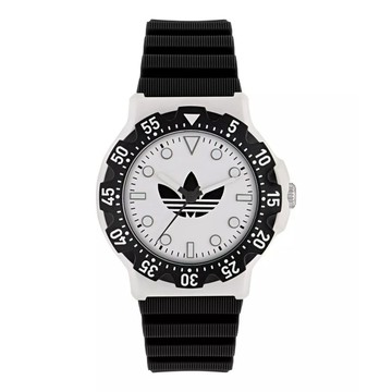 【ADIDAS 愛迪達】Discoverer Two 矽膠錶帶_AOSY25516_白色_40mm
