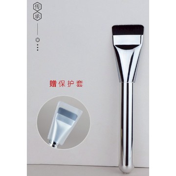 粉底刷 粉底刷 一字型粉底刷 面膜刷 不吃粉 扁平頭 無痕底妝面膜刷 化妝刷 底妝刷 粉底刷 【60664】