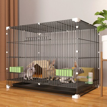 兔籠子家用大號室內兔子專用養殖籠子自動清糞豚鼠荷蘭豬籠子兔窩