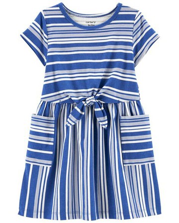 Toddler Striped 100% Cotton Dress