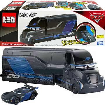 【Fun心玩】DS89446 黑風暴傑克遜運輸車 TOMICA CARS 3 小車收納 貨櫃車 汽車總動員 生日禮物