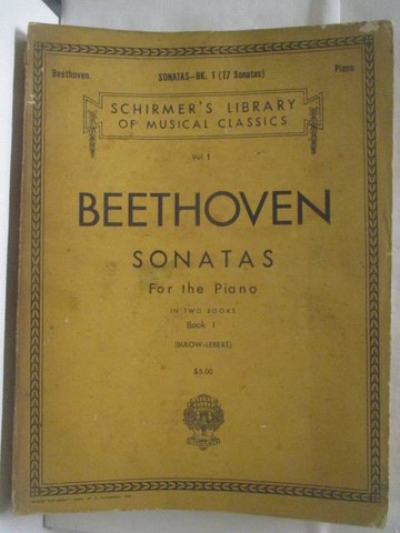 【書寶二手書T4／音樂_VNO】高_Beethoven Sonatas For the Piano