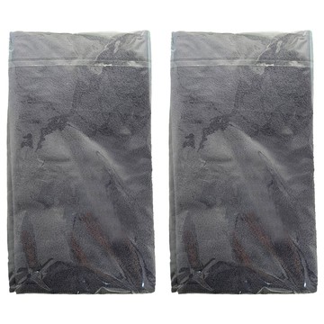 來福牌HS0536細緻柔軟素色毛巾36*76CM 2入 純棉吸水  灰色