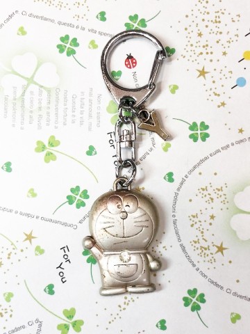 【震撼精品百貨】Doraemon_哆啦A夢~Doraemon鑰匙鎖圈-英文字母Y#10723