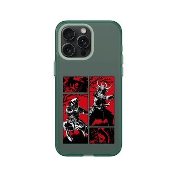 iPhone 15 Pro Max Clear 憂墨綠 - Assassin's Creed - Assassin's Creed® Shadows - Naoe and Yasuke manga