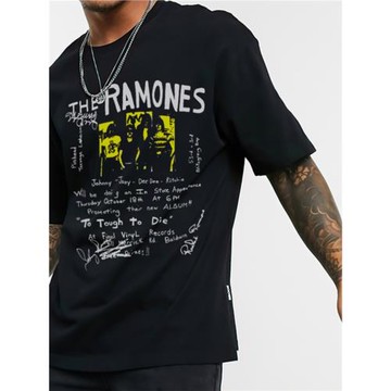 朋克搖滾雷蒙斯The Ramones樂隊PUNK-ROCK純棉T恤短袖男女寬松潮