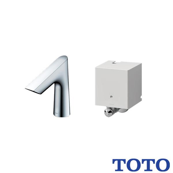 4台　TOTO台付自動水栓アクアオートTLE28SS1W