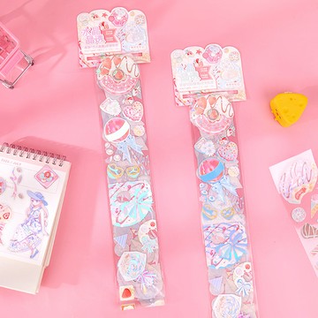 拾光晶透長條貼紙