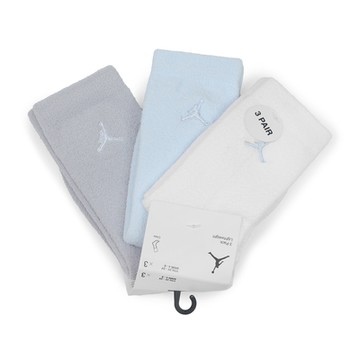 Nike 長襪 Jordan Lightweight 白藍灰 大童 女款 小朋友 休閒襪 中筒襪 襪子 JD2443049GS-001