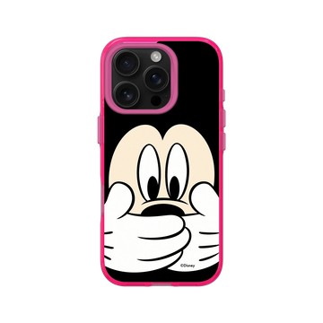 iPhone 16 Pro Clear 粉漾桃 - 迪士尼-米奇 Mickey - 米奇摀嘴