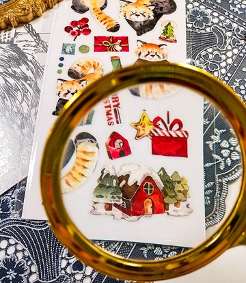 KR524聖誕小熊貓_Christmas red panda C