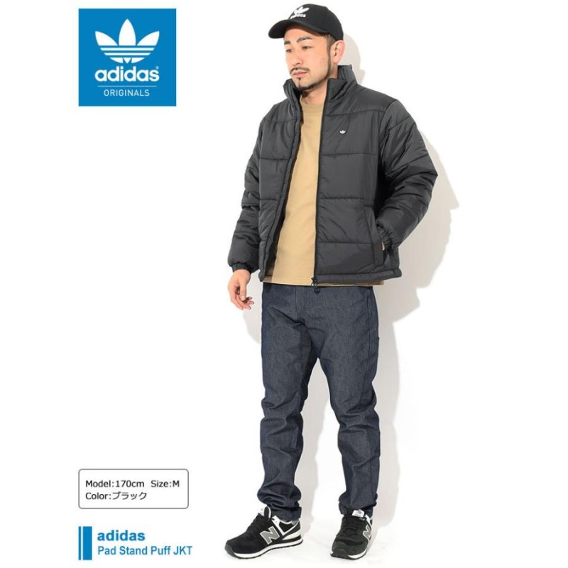 アディダス ジャケット adidas メンズ パッド スタンド パフ