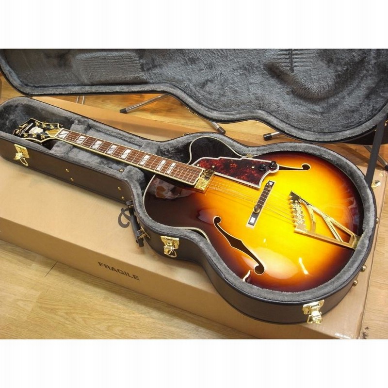 D'Angelico Excel SS 幅広い サンバースト ギター ハードケース付 D'Angelico Excel SS 幅広い サンバースト ギター ハードケース付