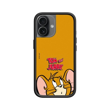 iPhone 17 Mod NX -邊框背蓋組合 (相機按鈕) 黑 - 湯姆貓與傑利鼠 Tom and Jerry - 大臉傑利鼠