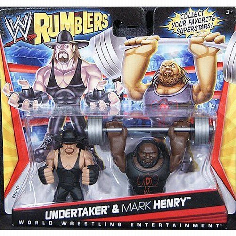 軽量+ストレッチ性+吸水速乾 UNDERTAKER  MARK HENRY WWE プロレス RUMBLERS WWE プロレス TOY  WRESTLING アクションフィギュア 人