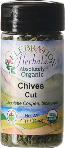 Celebration Herbals Organic Chives Cut 0.14 oz