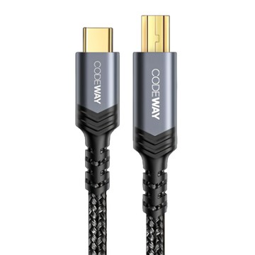 CODEWAY Type-C to USB-B 2.0 印表機傳輸線  1條  1.5m